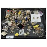 Costume Jewelry, Post & Clip On Earrings.