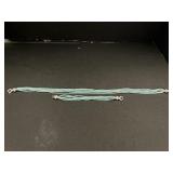 Sterling Silver Beaded Necklace & Bracelet.