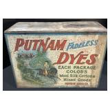 Putnam Fadeless Dyes Advertising Box.