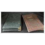 Vintage White Arose Cabins Menus.