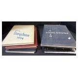 Variety Of Vintage Yearbooks.