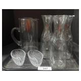 Libbey Glass Carafes, Cut Glass Dishes, Glass