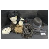 Vintage Ladyï¿½s Hats & Wigs.