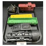Lionel Train Engine, Cars & Transformer.