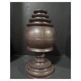 Burmese Lacquer Offering Vessel.