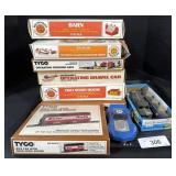 TYCO Model Train Cars.