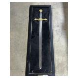 Excalibur Sword w/ Display Rack.