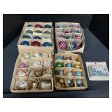 Vintage Glass Christmas Ornaments.