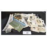 B&W Photos, Postcards.