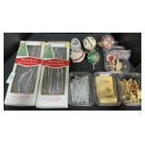 Christmas Ornaments & NOS Oliver Twist Garland.