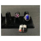 14 KT White Gold Clip On Earrings.