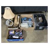 Picture Frames, LED Projection Lights, Mirror.