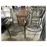 2 Outdoor Patio Chairs.