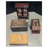 Novelty Telephone Radio & Jewelry Boxes.