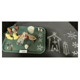 Christmas Ornaments, Animal Figurines, Jewelry.