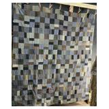 Square Patchwork Quilt.