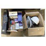 Mason Jars, Fan, Briefcase.