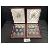 2014 & 2008 Presidential Dollar Proofs.