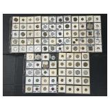 102 Various Foreign Currency Coins.