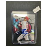 Shohei Ohtani Autographed Baseball Card.