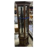 Lighted Curio Cabinet.