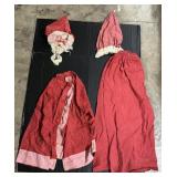 Early Santa Claus Mask & Costume.