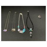 18 KT Gold Necklace W/14 KT Gold Pendant.