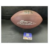 Jaxon Dart Autographed Football.