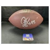 Troy Polamalu Autographed Football.