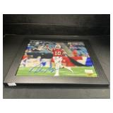 Drake Maye Autographed Photo.