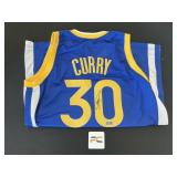 Steph Curry Autographed Jersey.
