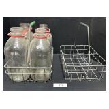 PenCol Dairy Bottles, Metal Milk Bottles Carriers.