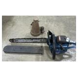 Homelite Chainsaw & Antique Duff Jack.