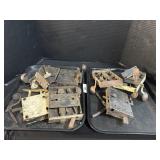 Antique Cast Iron Rim Door Locks.