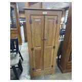 Rustic Maple Chimney Style Jelly Cabinet.