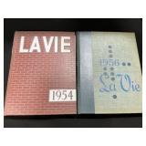 1954 &1956 La Vie Penn State Yearbooks.