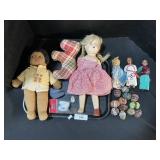 Native American Dolls & Calico Eggs.