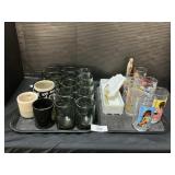 Vintage Character Glasses, Mac Donaldï¿½s Glasses.