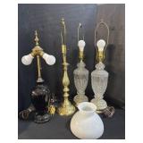 Assortment Of Lamps.