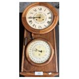 19th C. B.B. Lewisï¿½ Perpetual Calendar Wall Clock.
