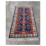 Hand Knotted Trina Runner Rug.