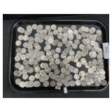 235 90% Silver Washington Quarters.