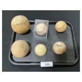 Autographed Baseballs, Vintage Leather Baseballs