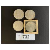 90% Silver 1889 & 1902 Morgan Dollars.