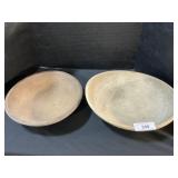 Primitive Wooden Bowls.
