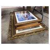 Wall Art, Gold Gilded Frame, Framed Scenic