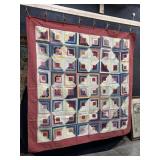 Very Good Folk Art Quilt.