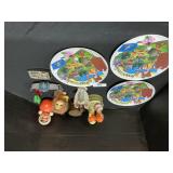 Vintage Toys, Agent Zero Buckle, McDonaldï¿½s Plates