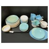 Boontonware Plastic Dining Set, Serves 8.