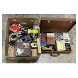 Ryobi Drill, Bits, Extension Cords, Food